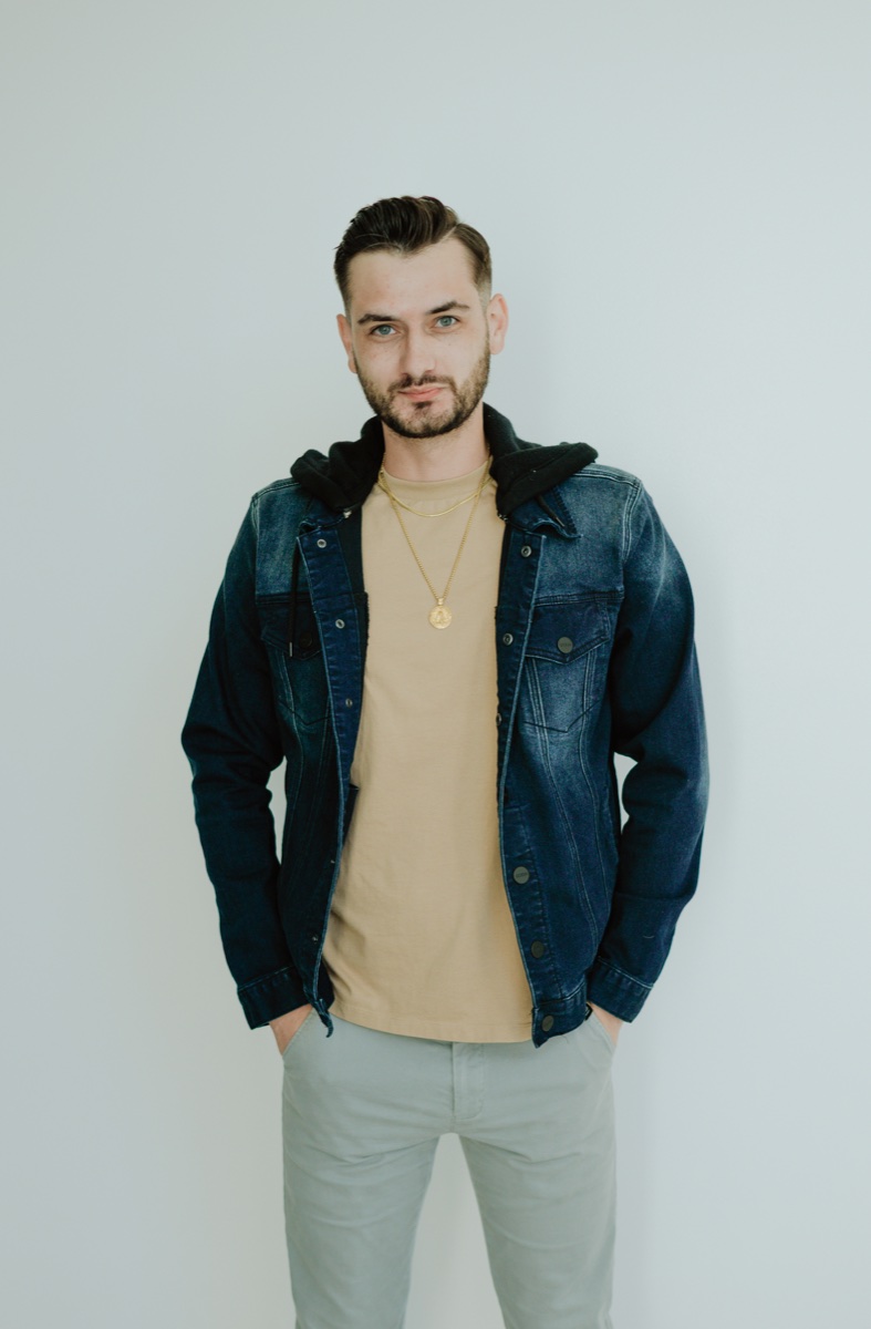 Waist-up portrait of Brenden Noblitt